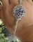 Sterling Silver Elvish Key Necklace made with Swarovski crystals, Elvish Jewelry, Fairy Jewelry, Fantasy Jewelry, Key Jewelry product 2